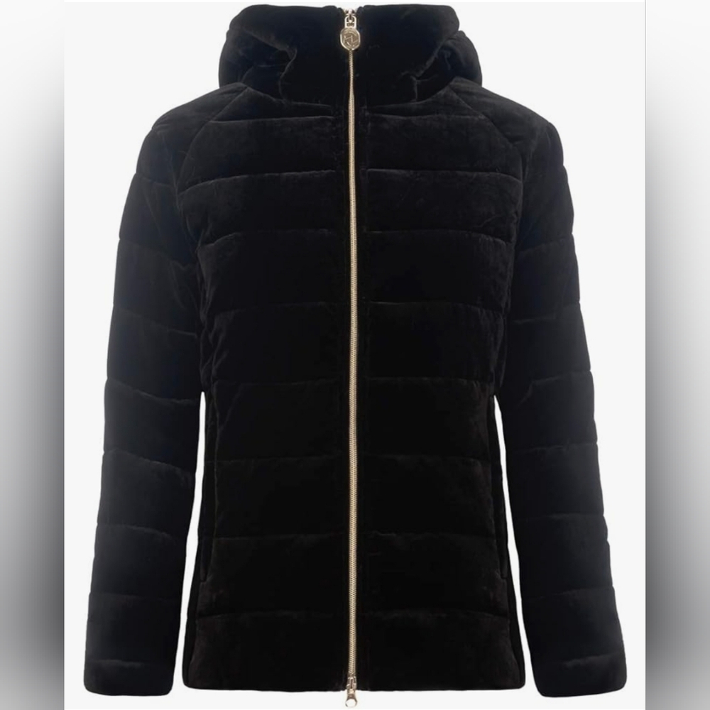INVICTA | Icon Italian soft touch hooded velvet puffer jacket